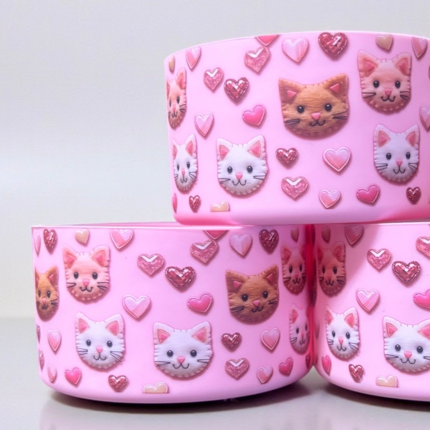 Cat Love Pink Silicone Boot