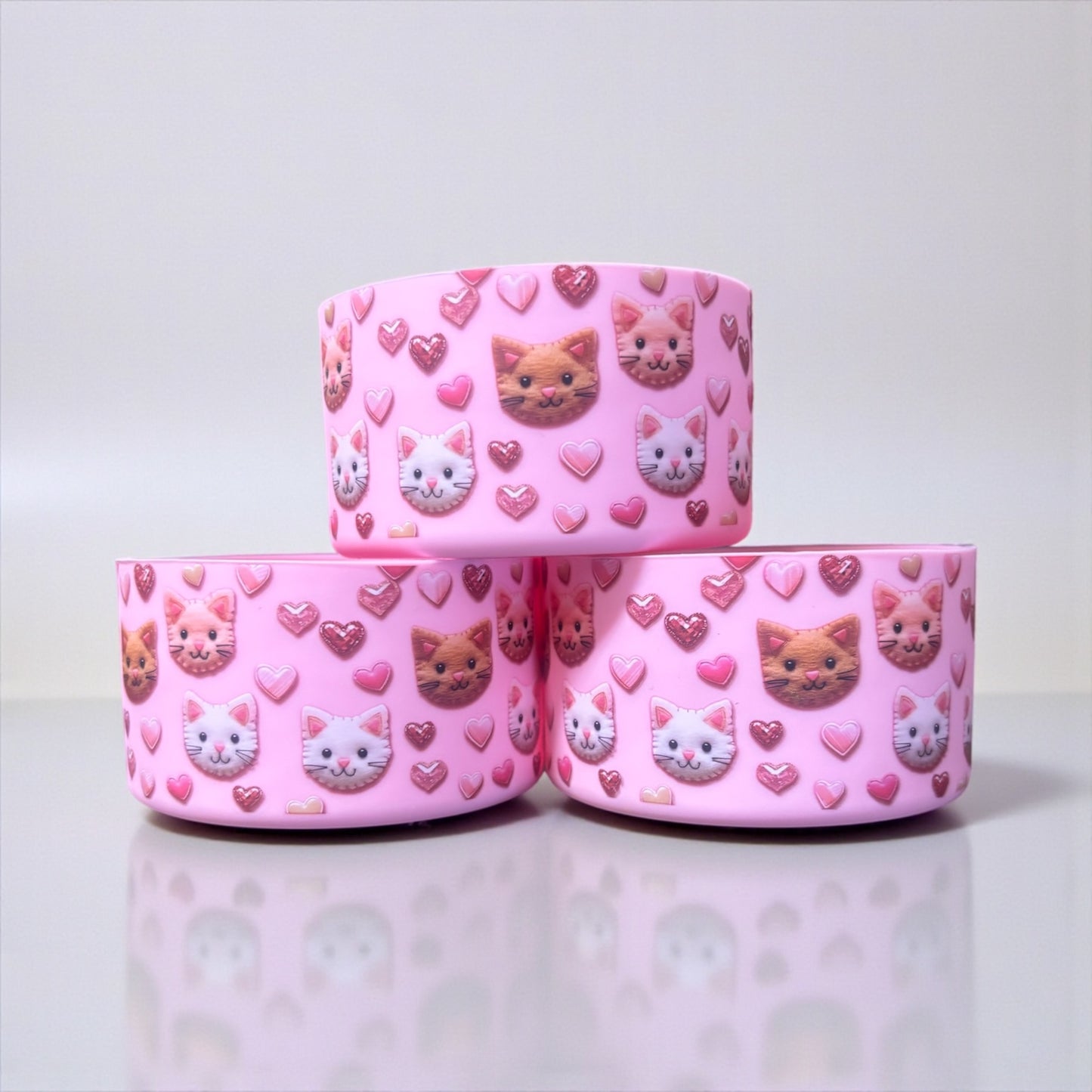 Cat Love Pink Silicone Boot