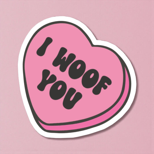 Woof You Heart Magnet