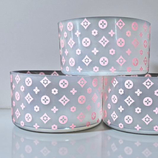 Baby Pink LUX Clear Transparent Silicone Boot