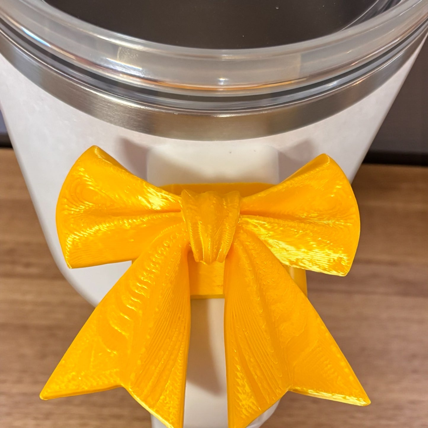 Gold Bow-Snaps on to 40oz Stanley or HJ Handle