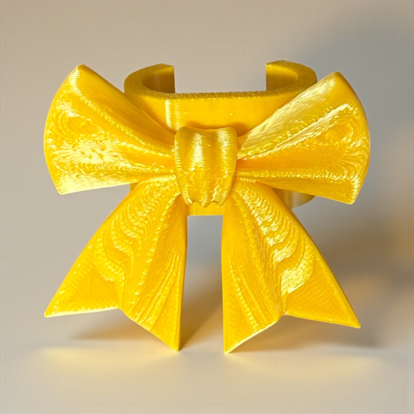 Gold Bow-Snaps on to 40oz Stanley or HJ Handle