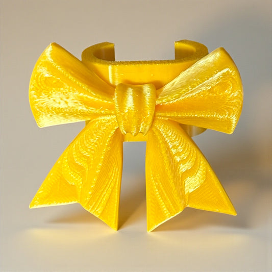 Gold Bow-Snaps on to 40oz Stanley or HJ Handle