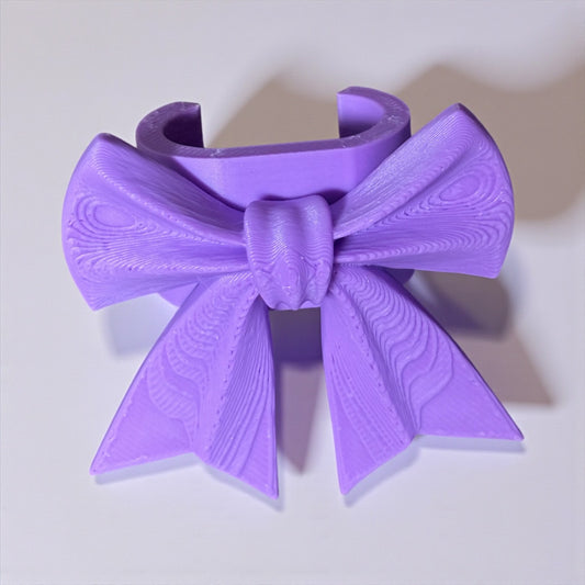 Purple Bow-Snaps on to 40oz Stanley or HJ Handle