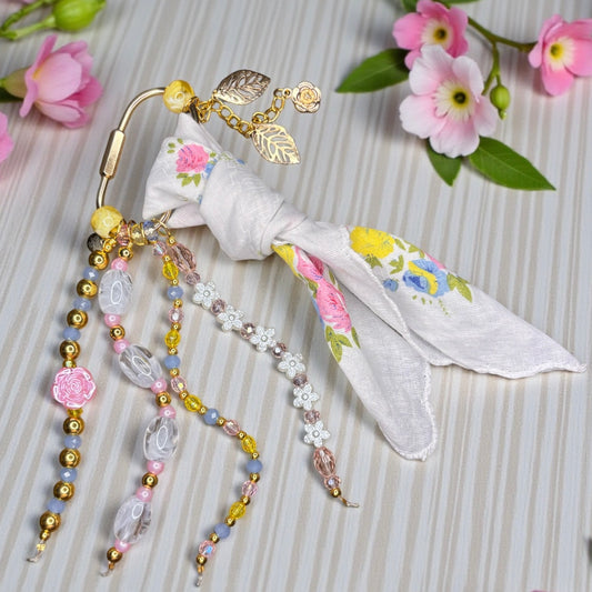 Pastel Floral Clip Charm