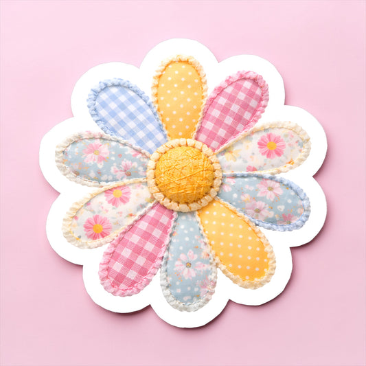 Flower Quilt Magnet