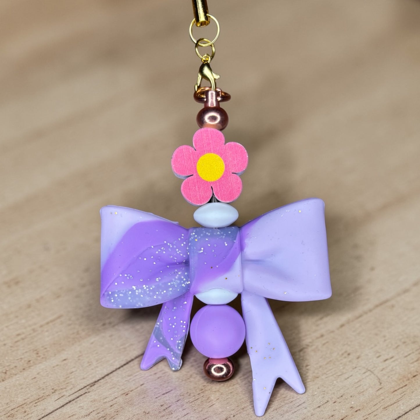 Flower Bar Charm