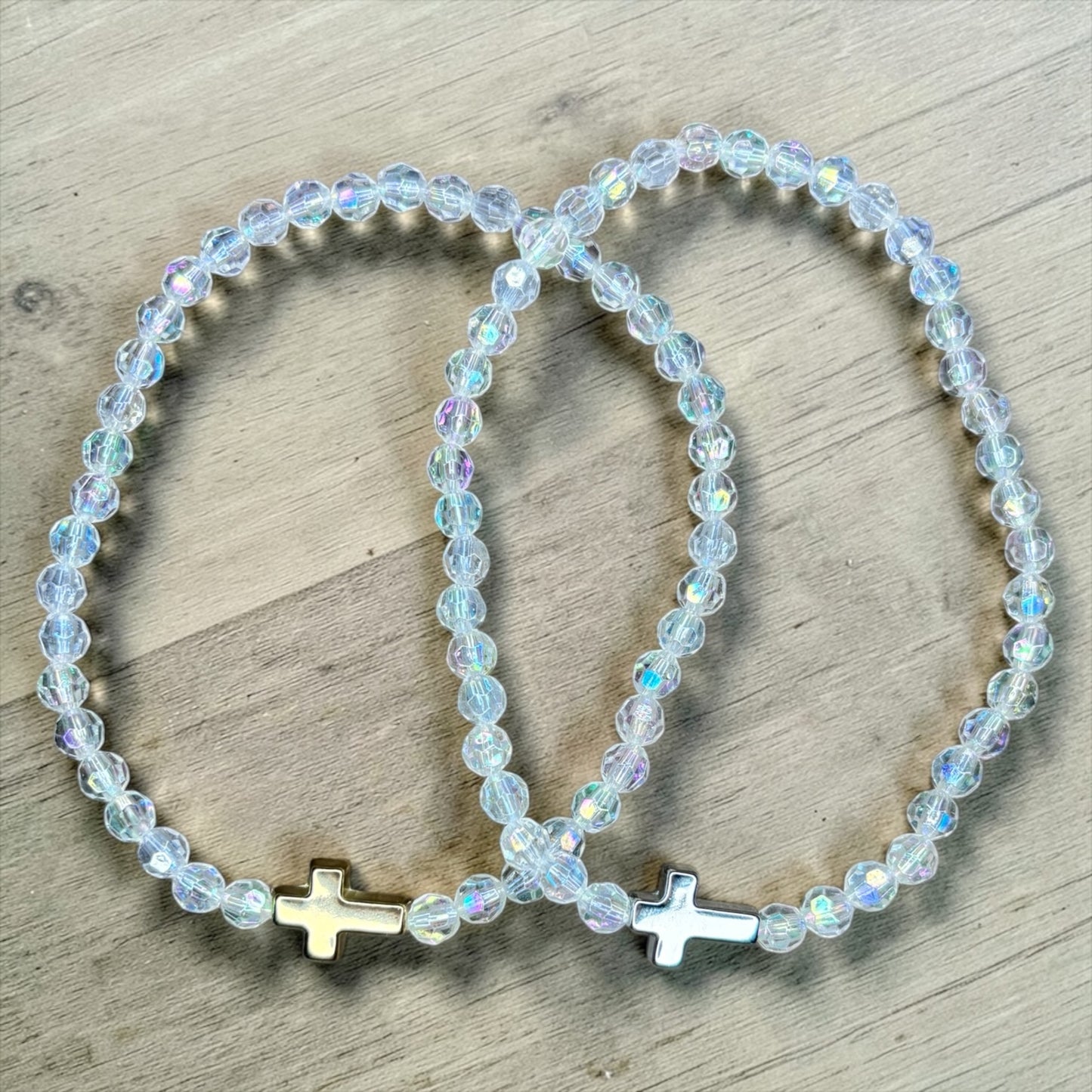 Cross Bracelet {Silver or Gold}