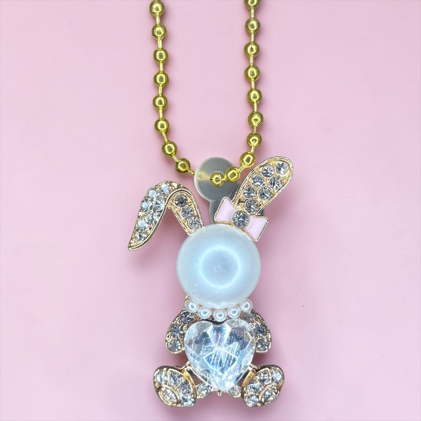 Bunny Diamond Charm