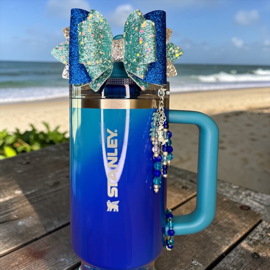 Sea Glass Aura Dangle Charm