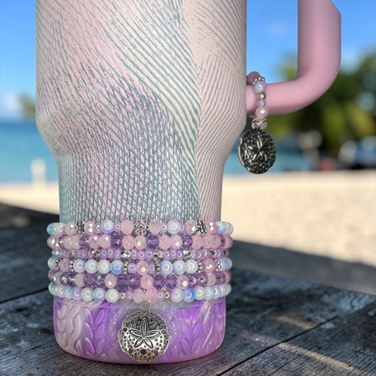 Sea Glass Plume Bracelets