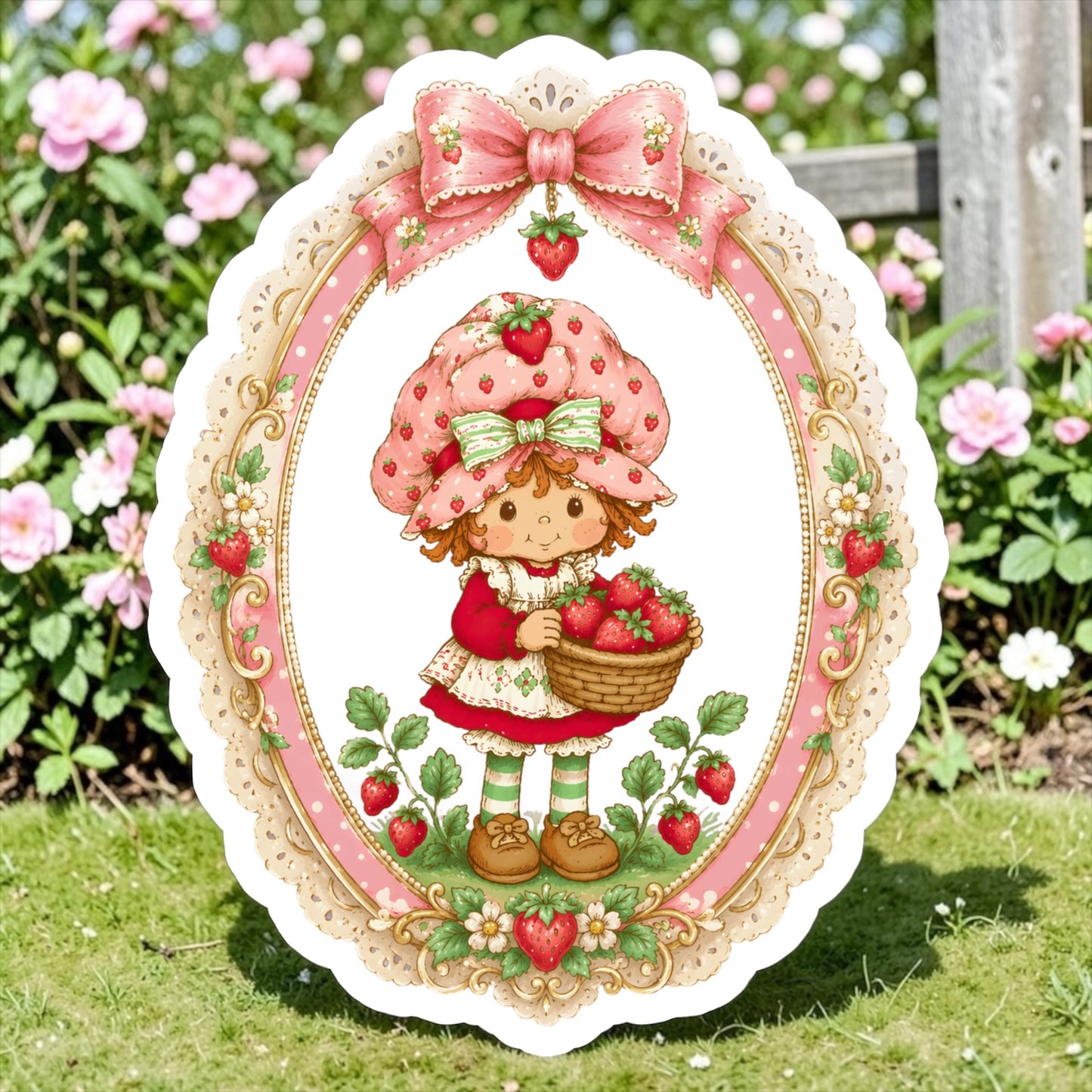 Strawberry Girl Magnet