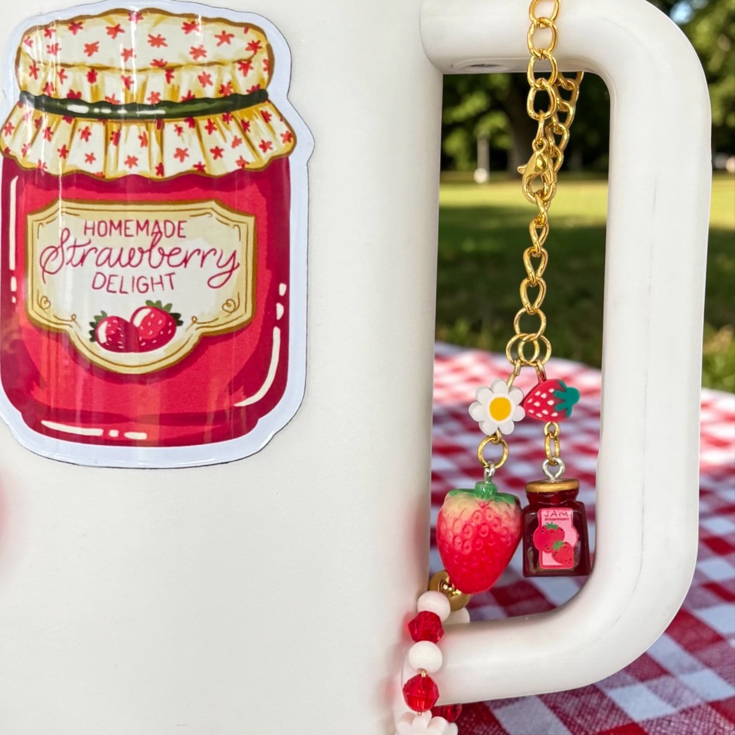 Summer Picnic Chain Charm