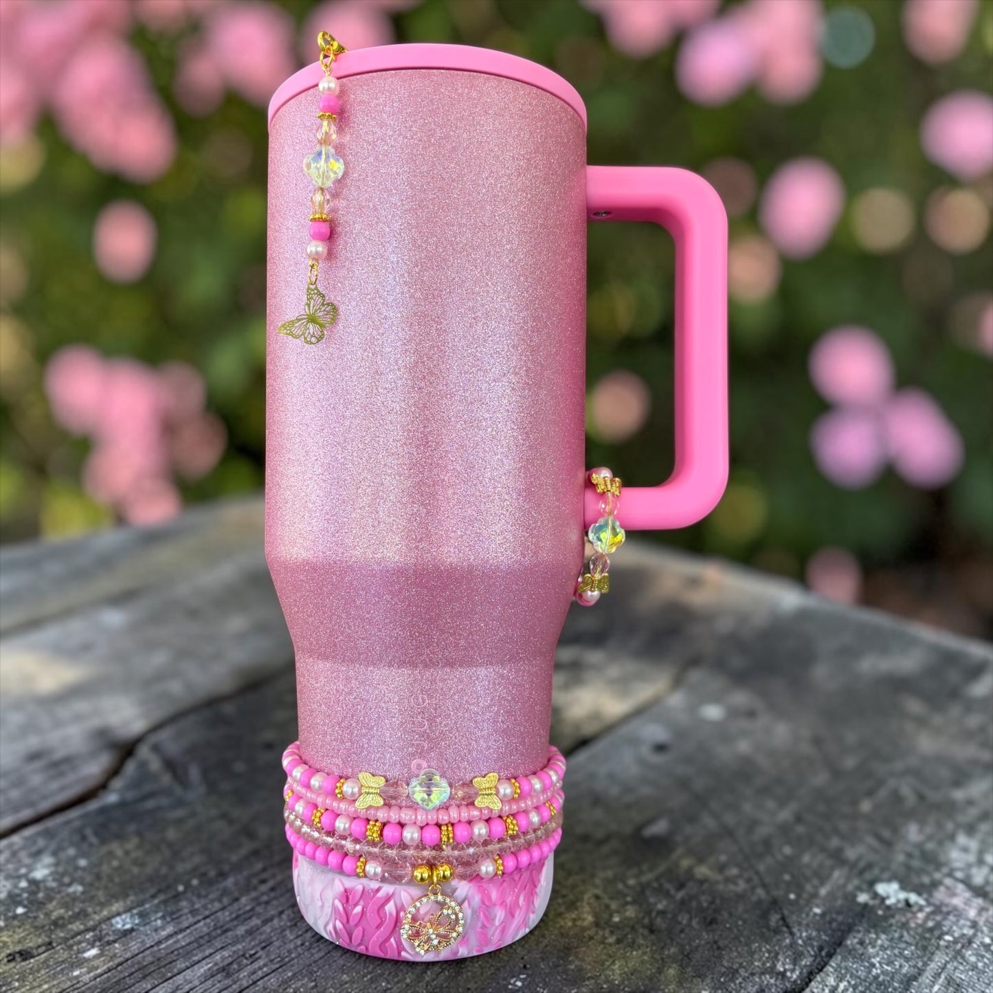 Pretty in Pink Magnetic Handle Charm