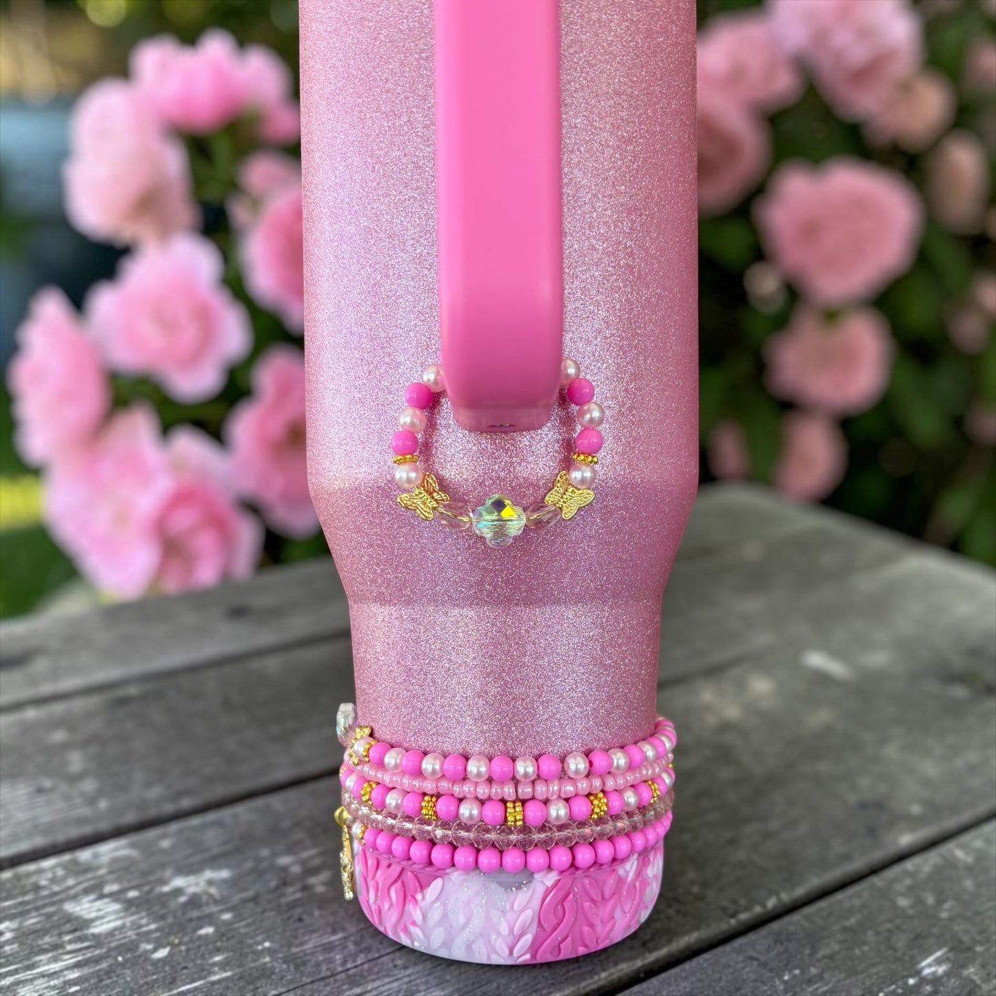 Pretty in Pink Magnetic Handle Charm