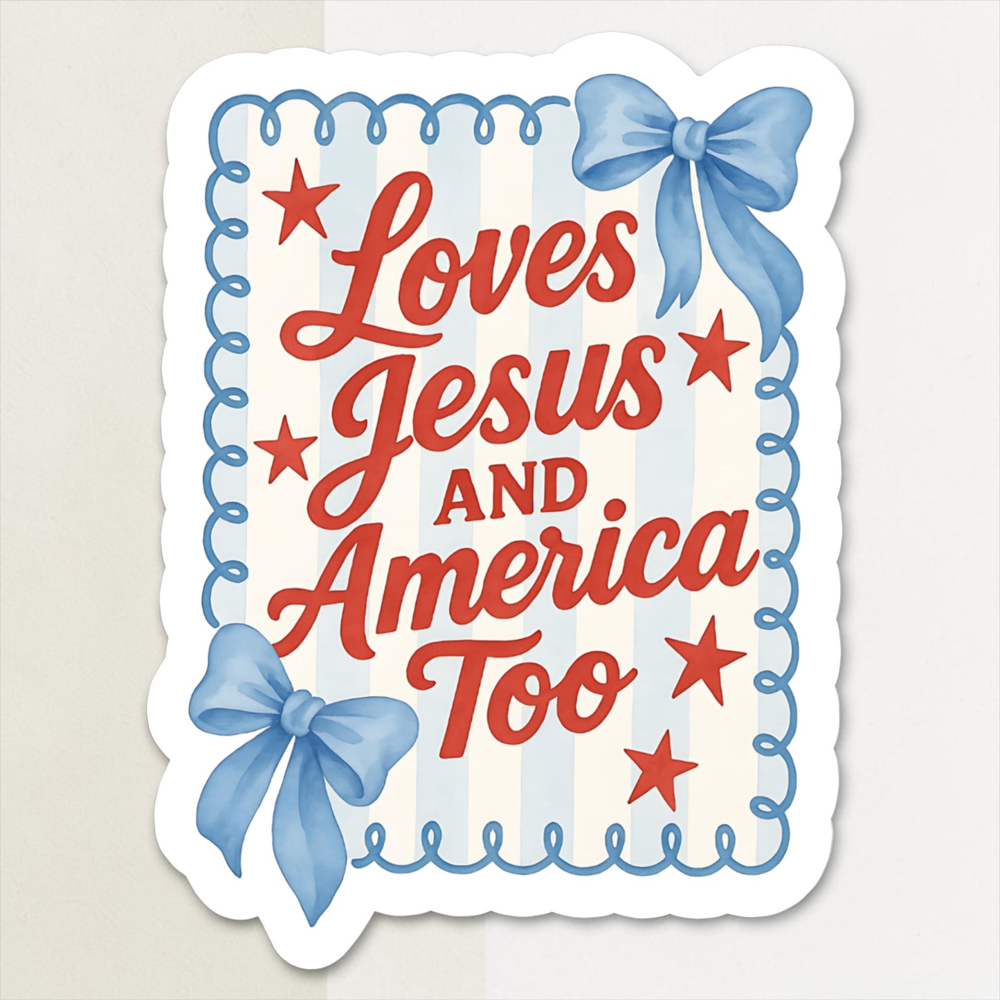 Loves Jesus Magnet