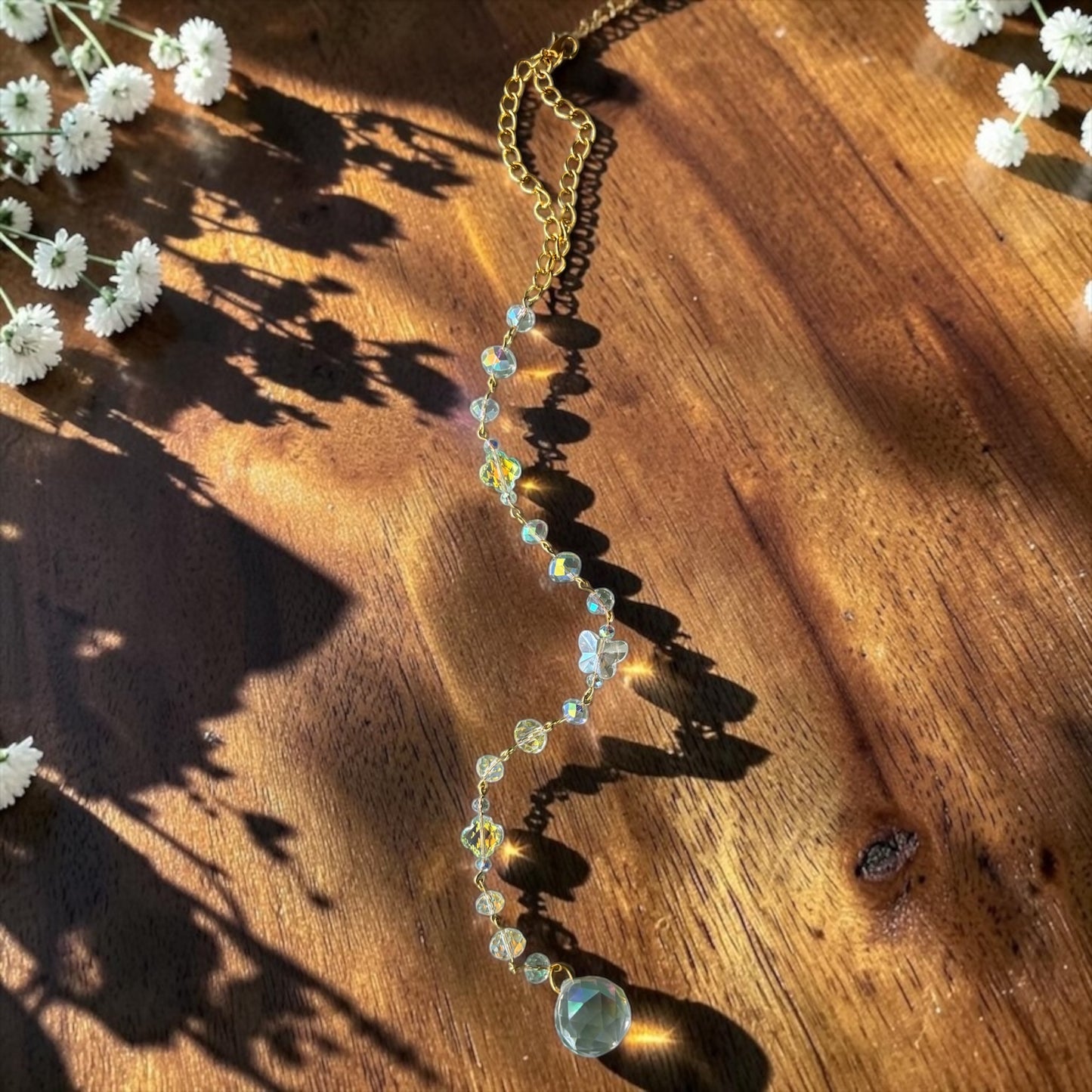 Prism Butterfly Glow Garden Sun Catcher
