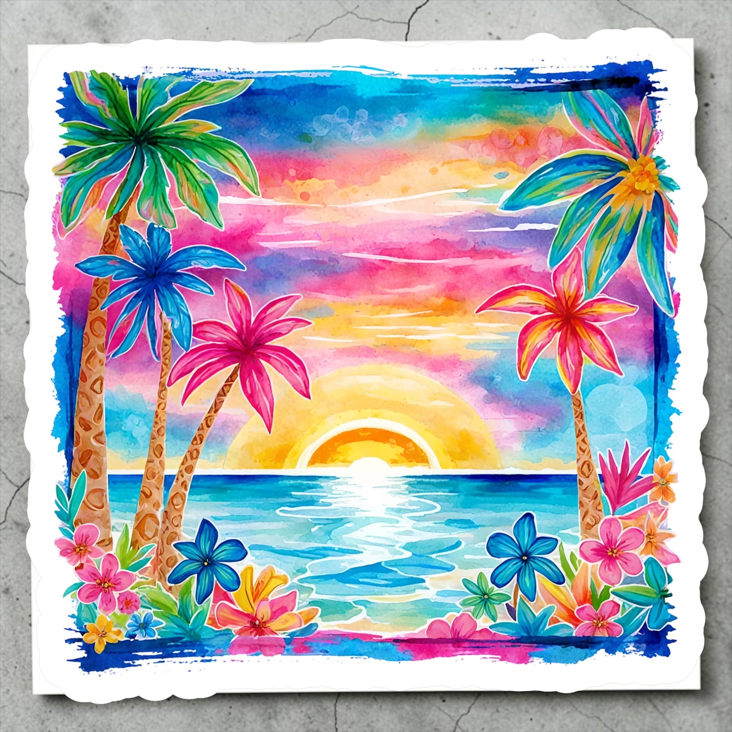 Tropical Cabana Magnet