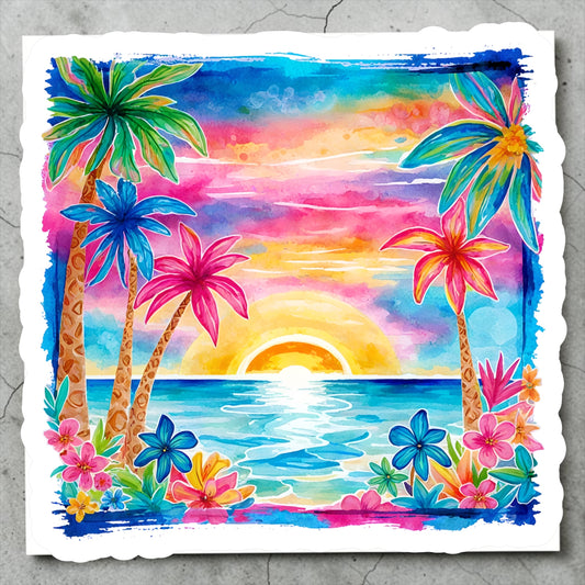 Tropical Cabana Magnet