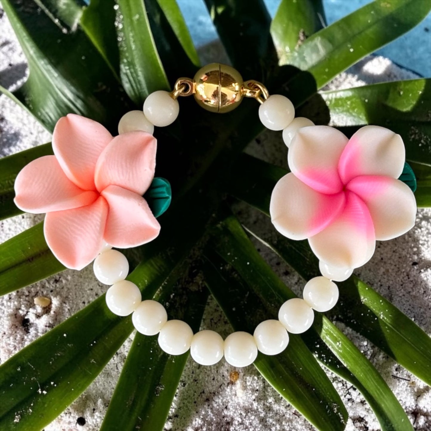 Hibiscus Flowers Magnetic Handle Charm