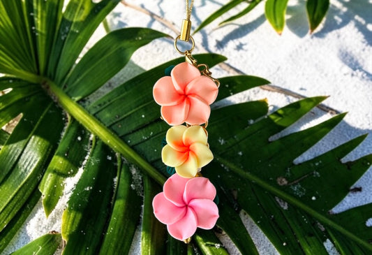 Hibiscus Flowers Dangle Charm