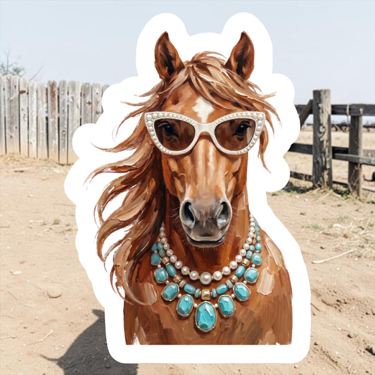 Fancy Horse Magnet