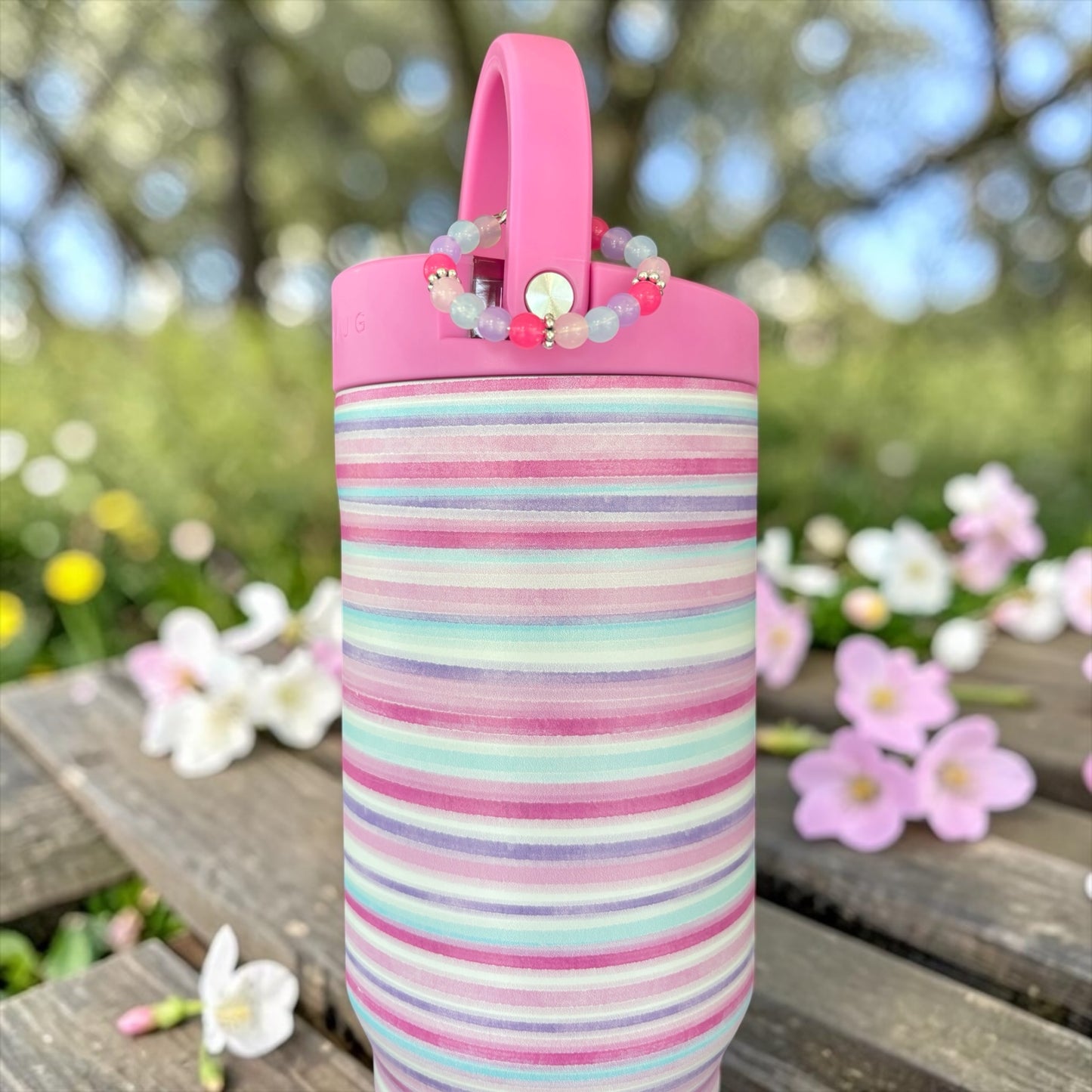 Pink Horizon Magnetic Handle Charm