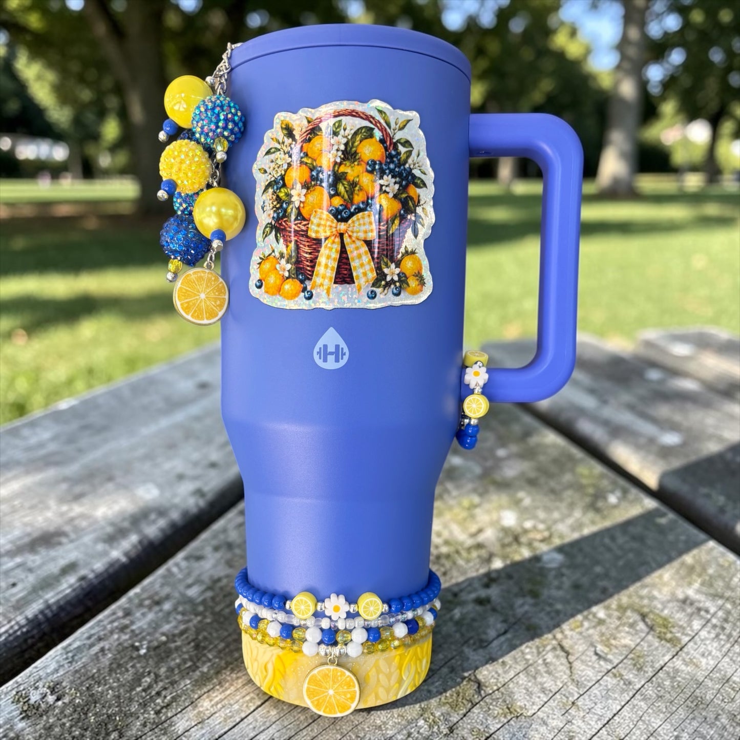 Lemon Berry Pop Bracelets Wrist or Tumbler