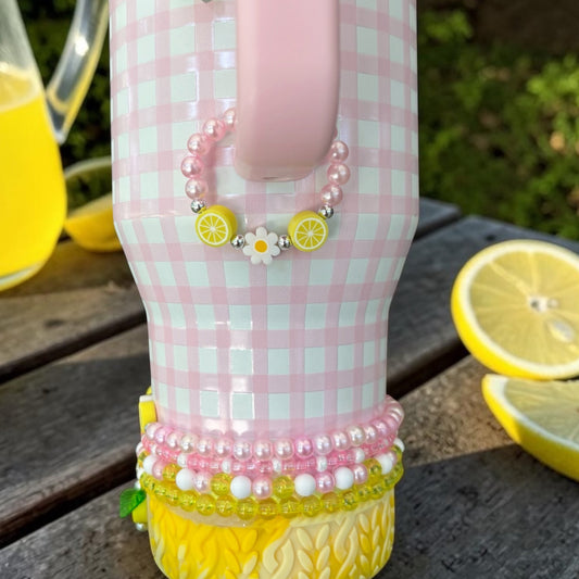 Pink Lemonade Magnetic Handle Charm
