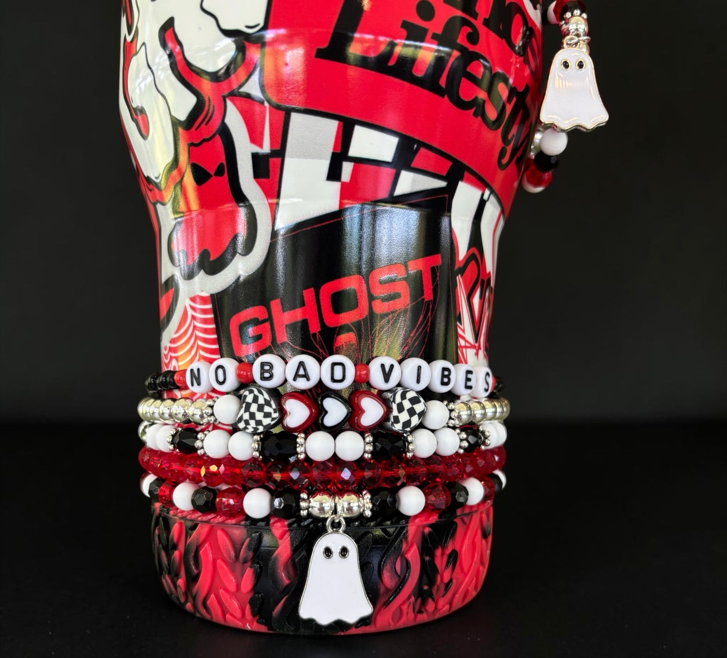Ghost Bracelets Wrist or Tumbler
