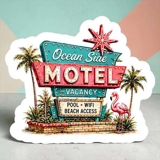 Ocean Side Motel Magnet