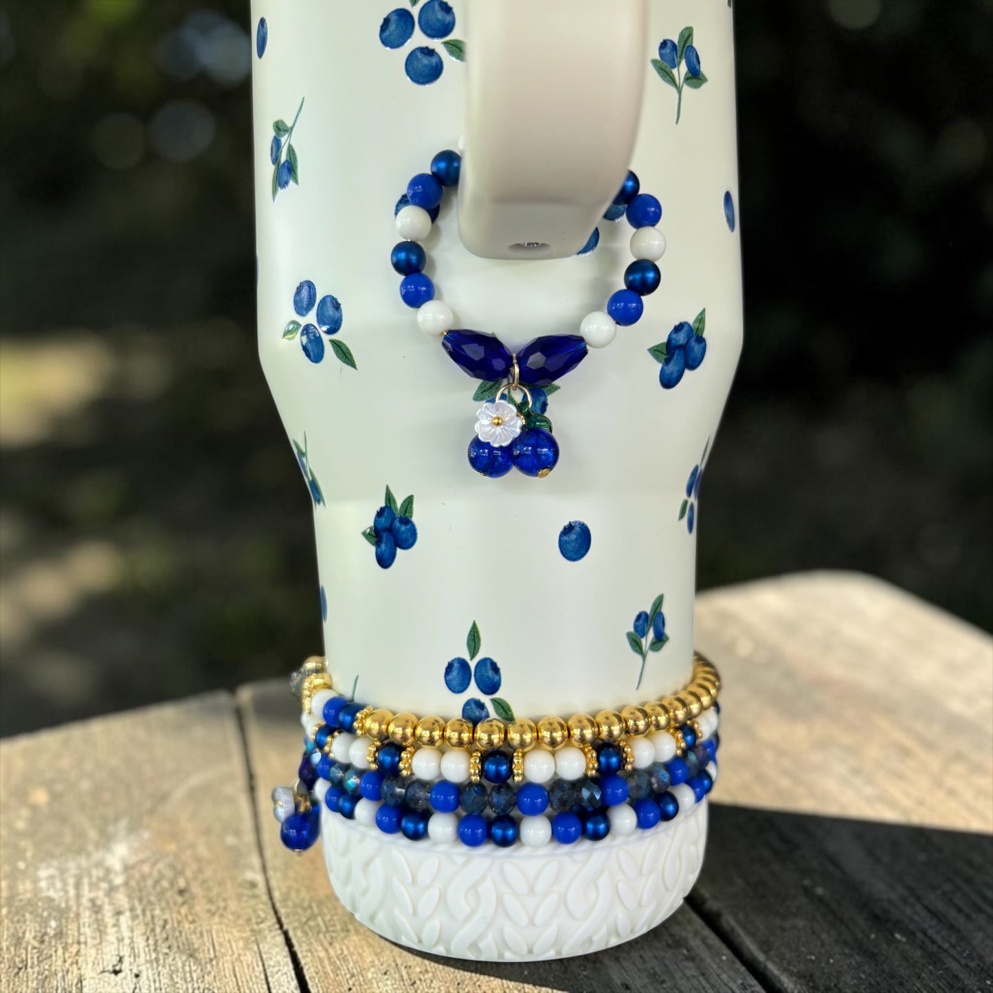Freshly Picked Blueberry Magnetic Handle Charm