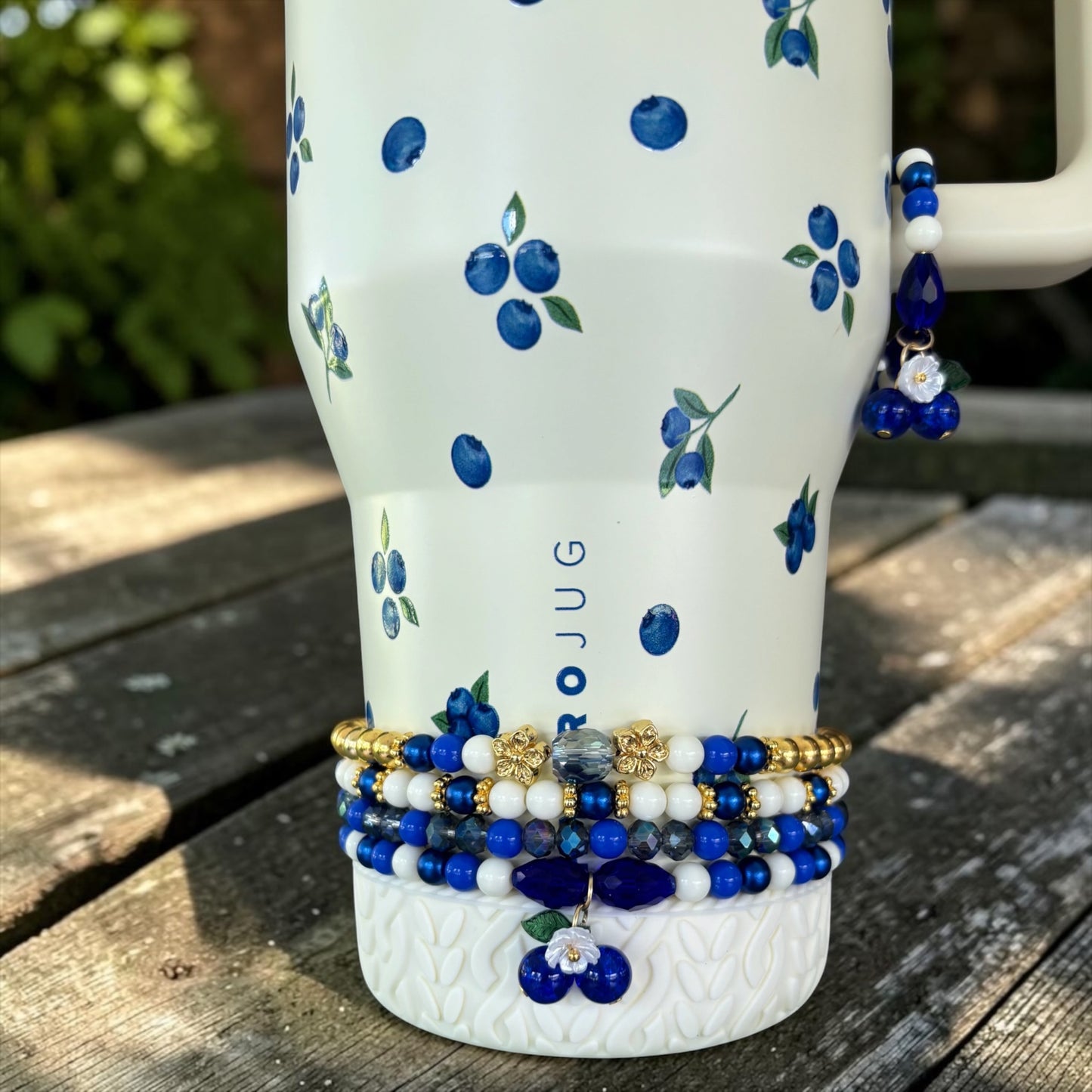 Freshly Picked Blueberry Bracelets Wrist or Tumbler