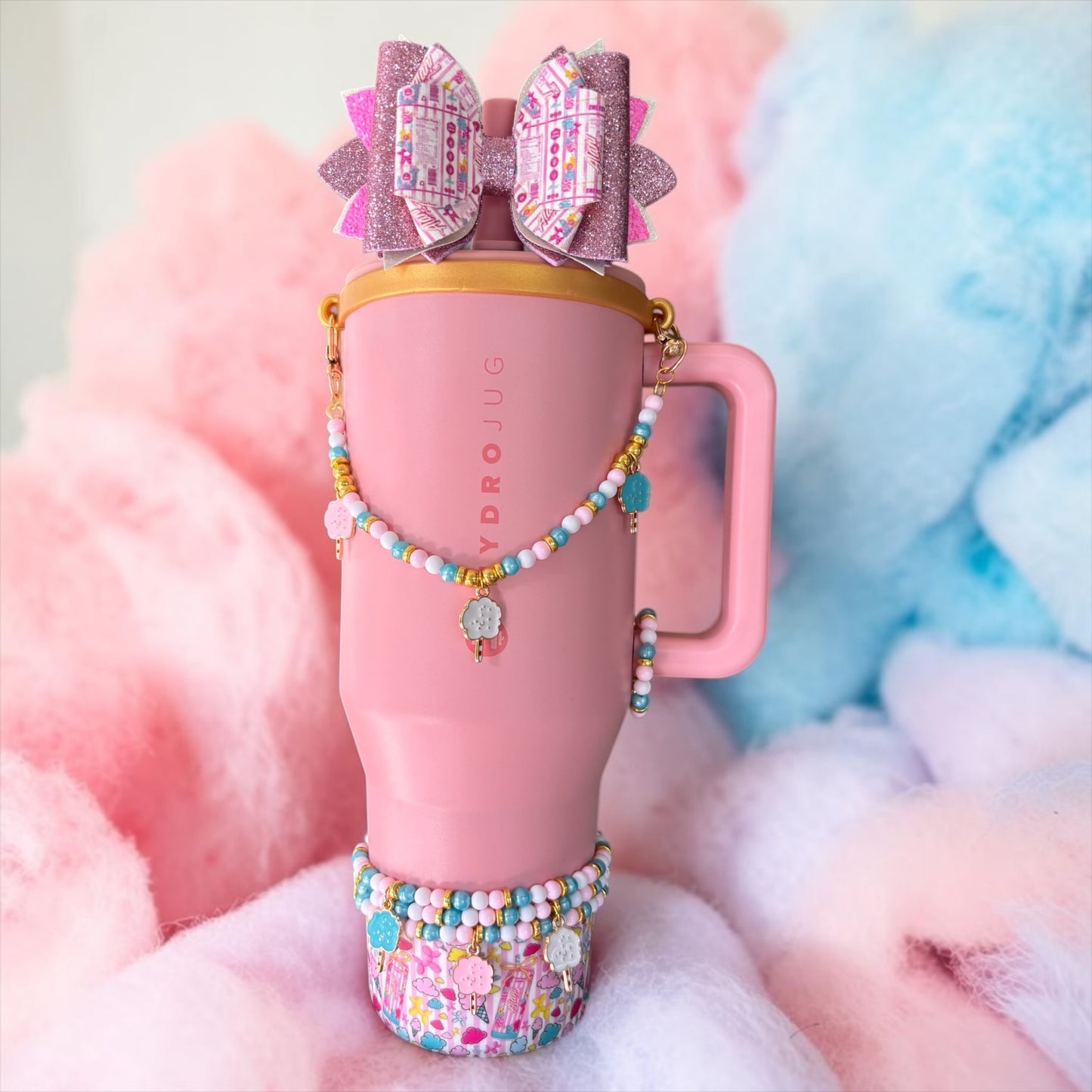 Pink Cotton Candy Bow