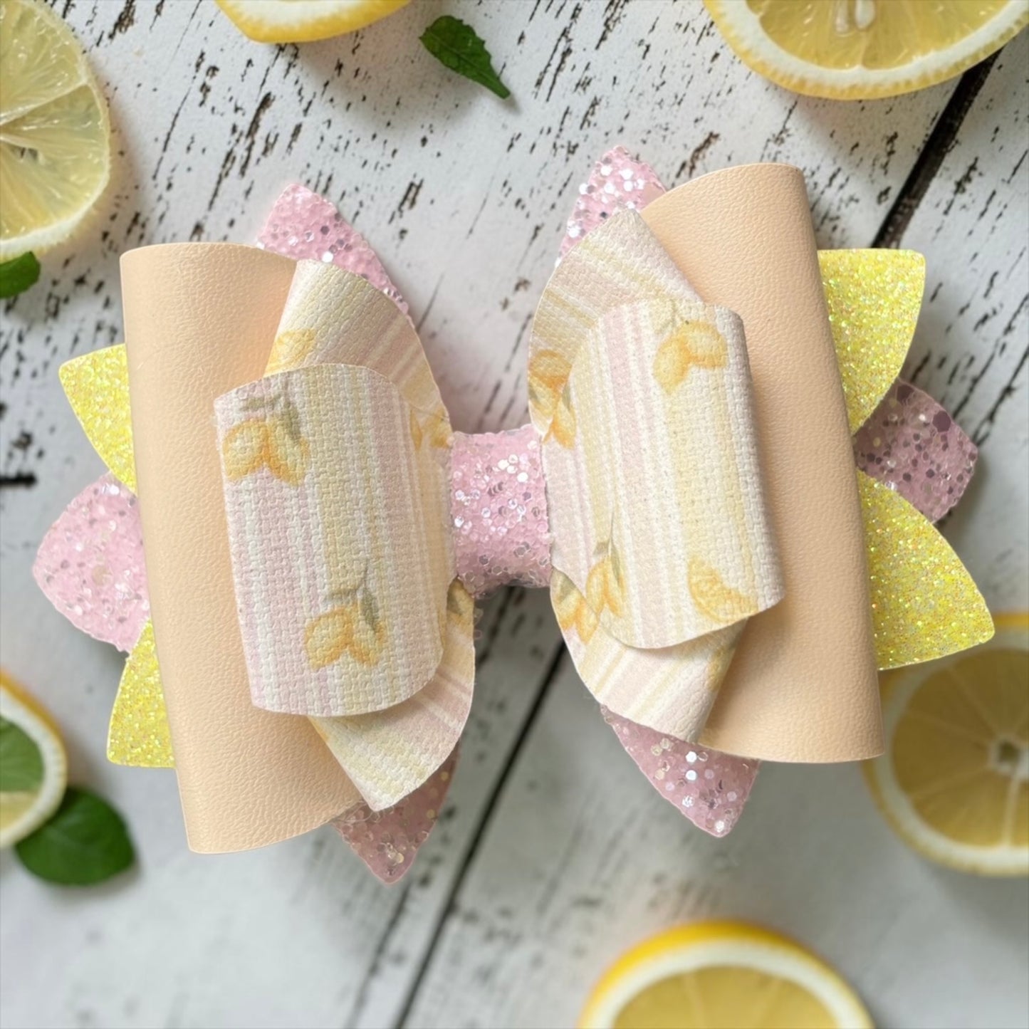 Pink Lemonade Bow