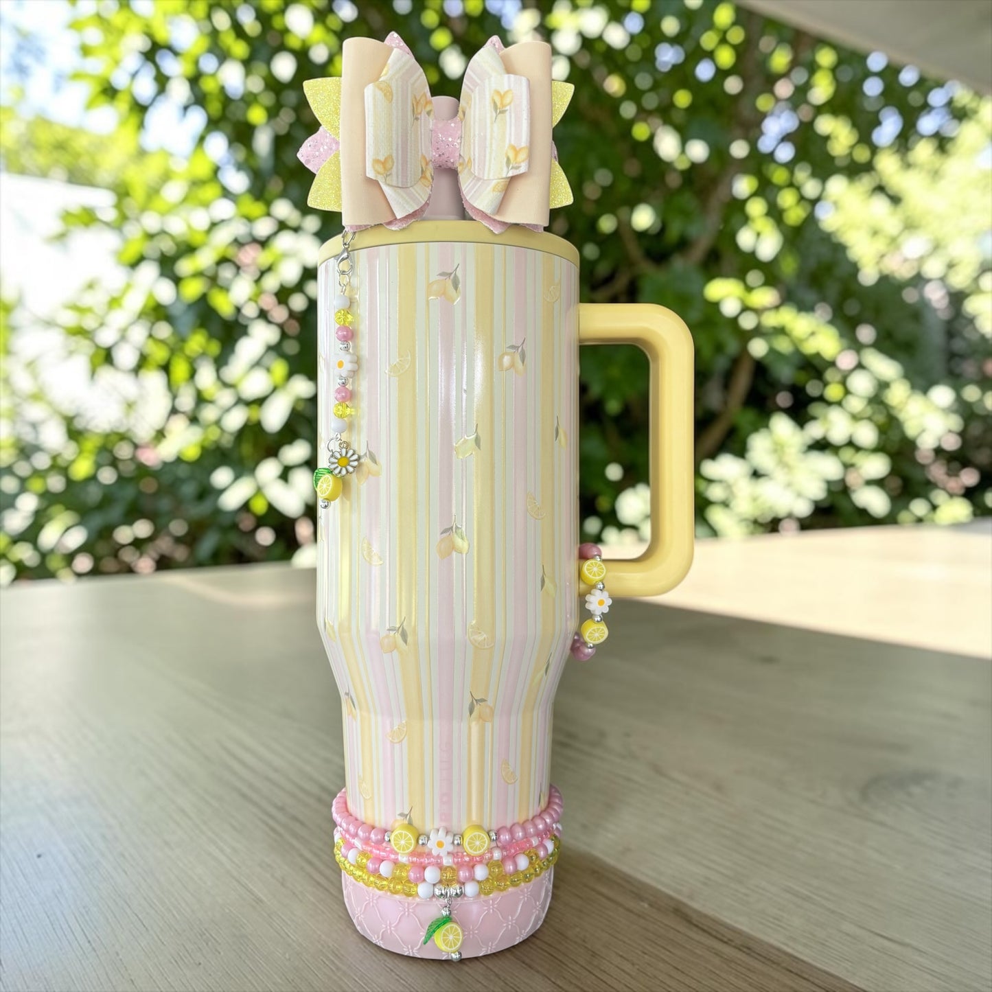 Pink Lemonade Magnetic Handle Charm