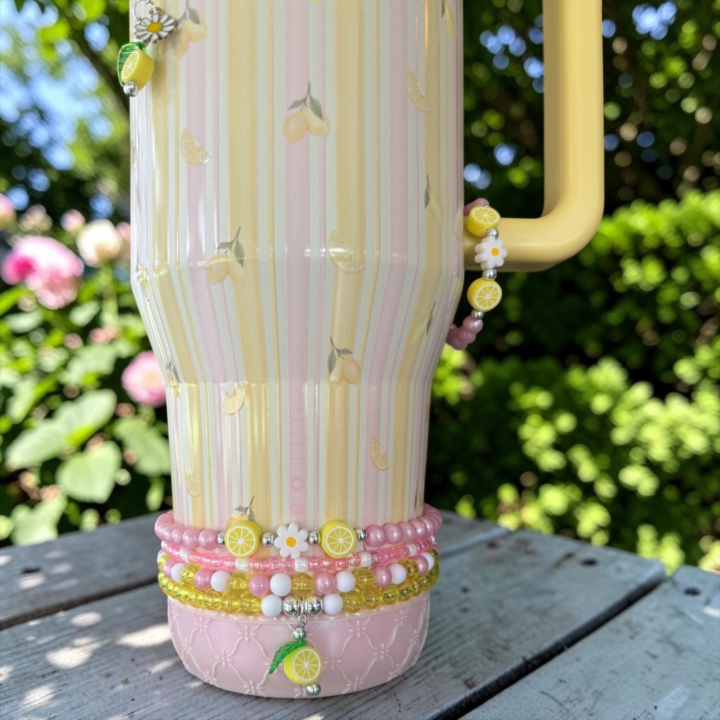 Pink Lemonade Magnetic Handle Charm