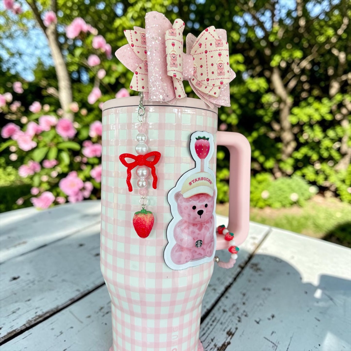 Pink Bear Cup Accessories