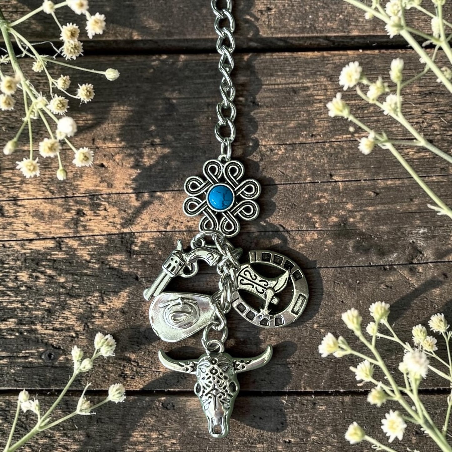 Saddle Up Charm (hang around handle or straw)