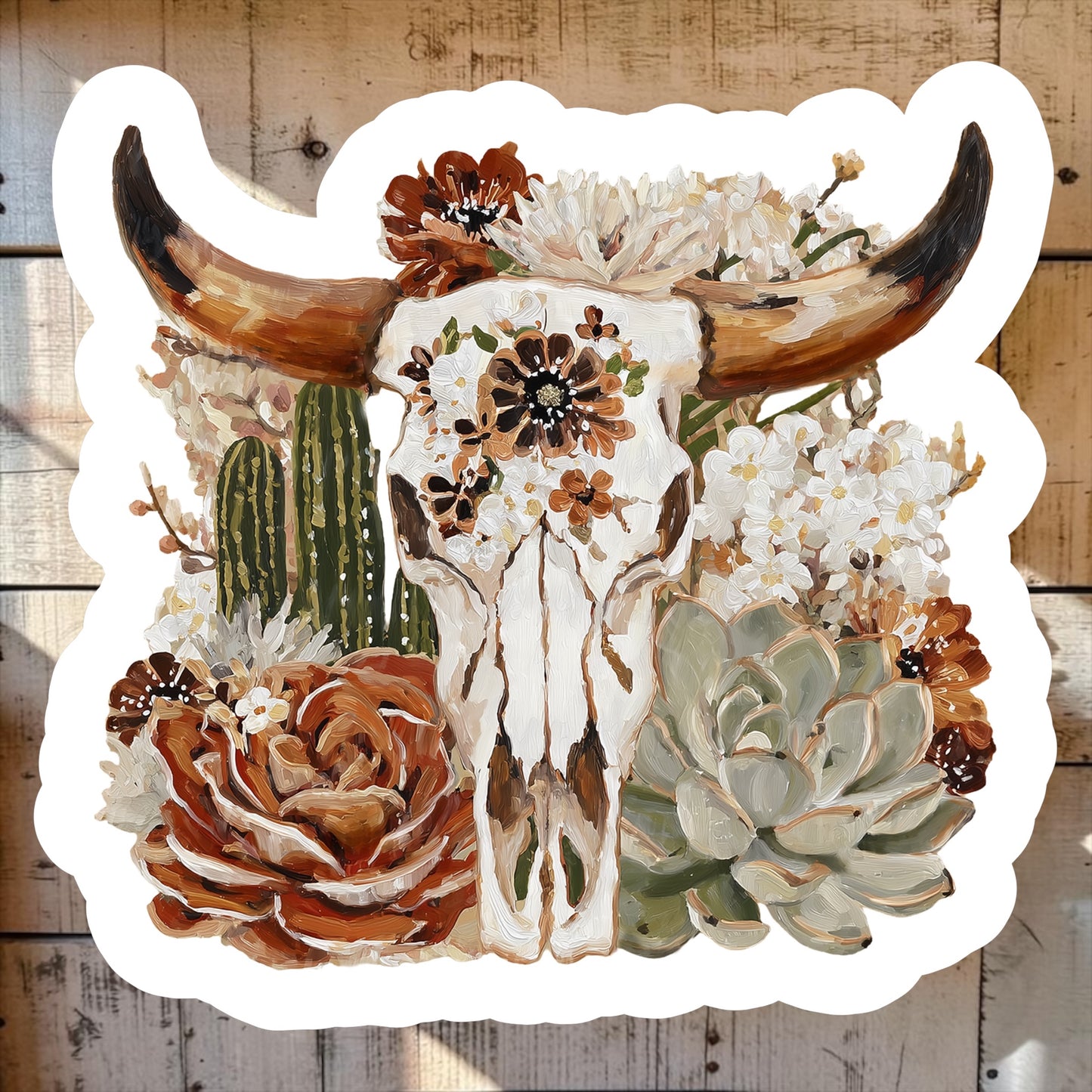 Western Skull Magnet