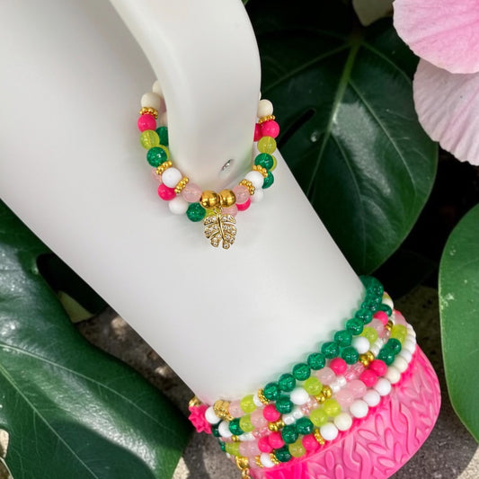 Palm Leaves Ice Shaker Magnetic Handle Charm