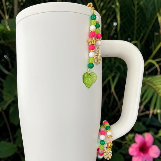 Palm Leaves Ice Shaker Dangle Charm