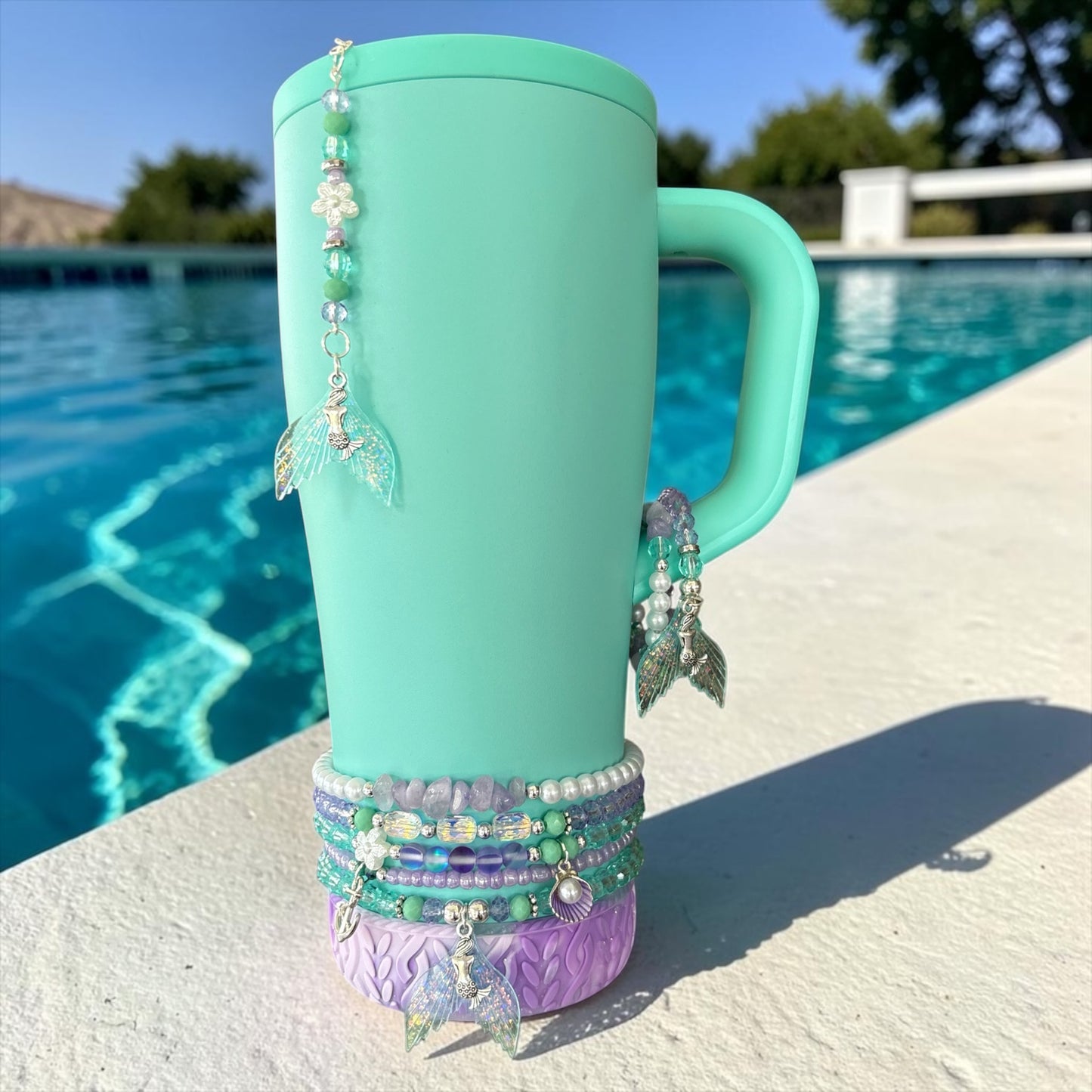 Mermaid Ombré Bracelets Wrist or Tumbler