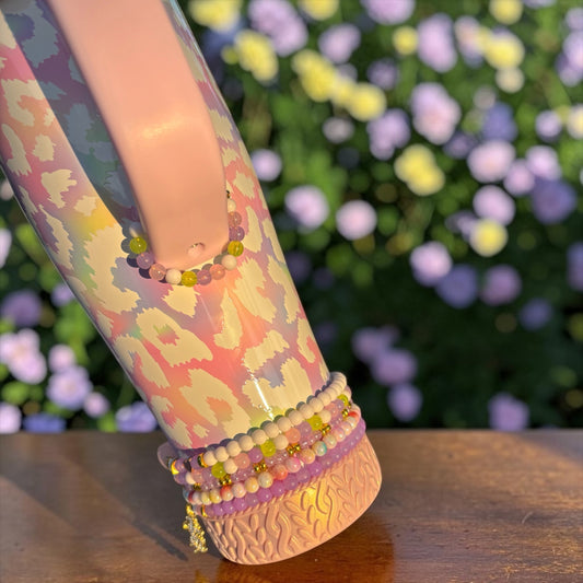 Rainbow Leopard Magnetic Handle Charm