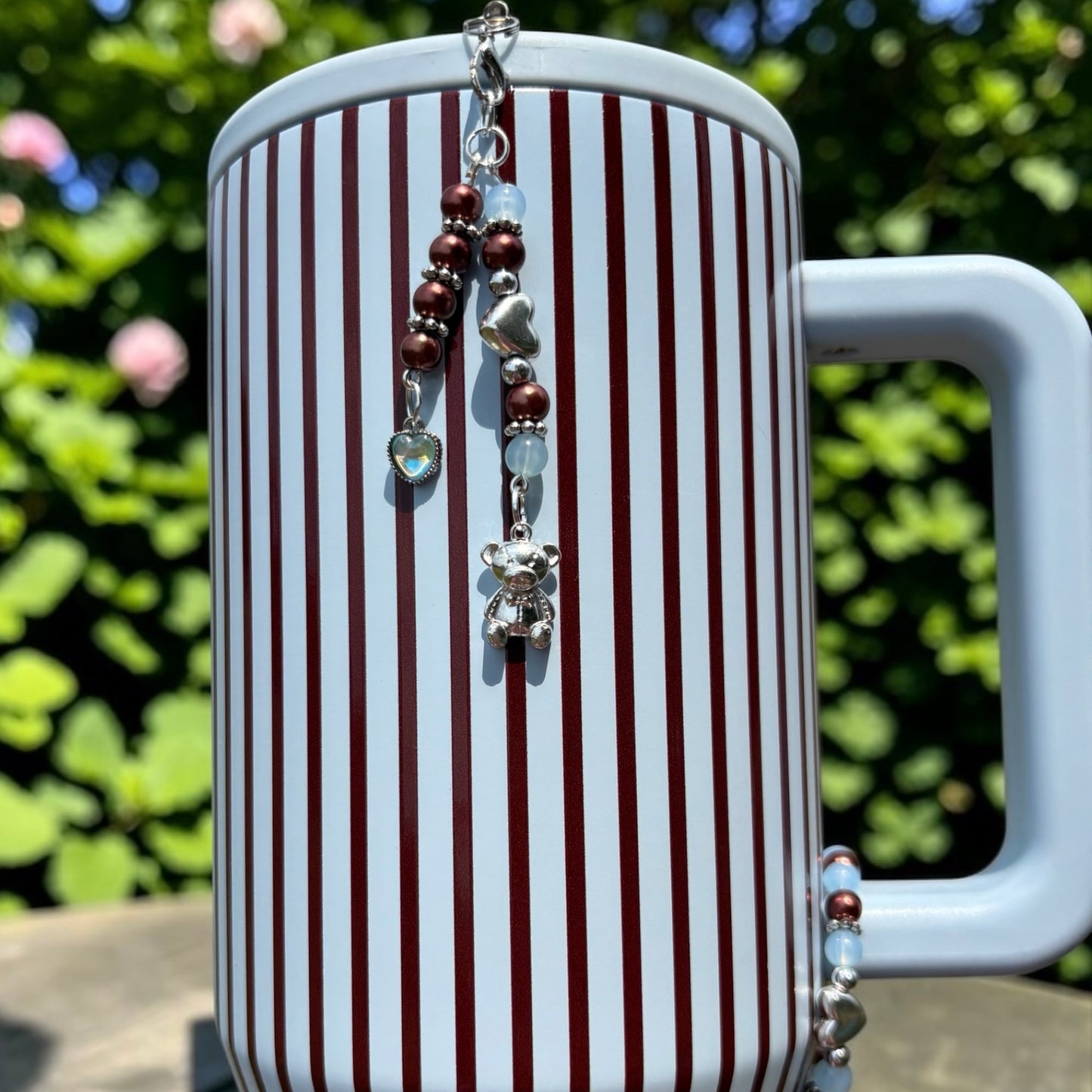 Striped Out Dangle Charm
