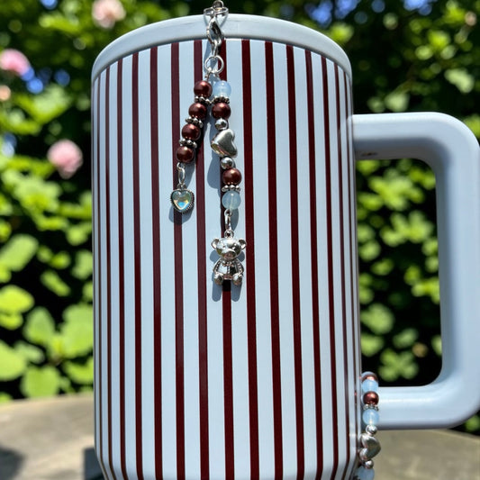 Striped Out Dangle Charm