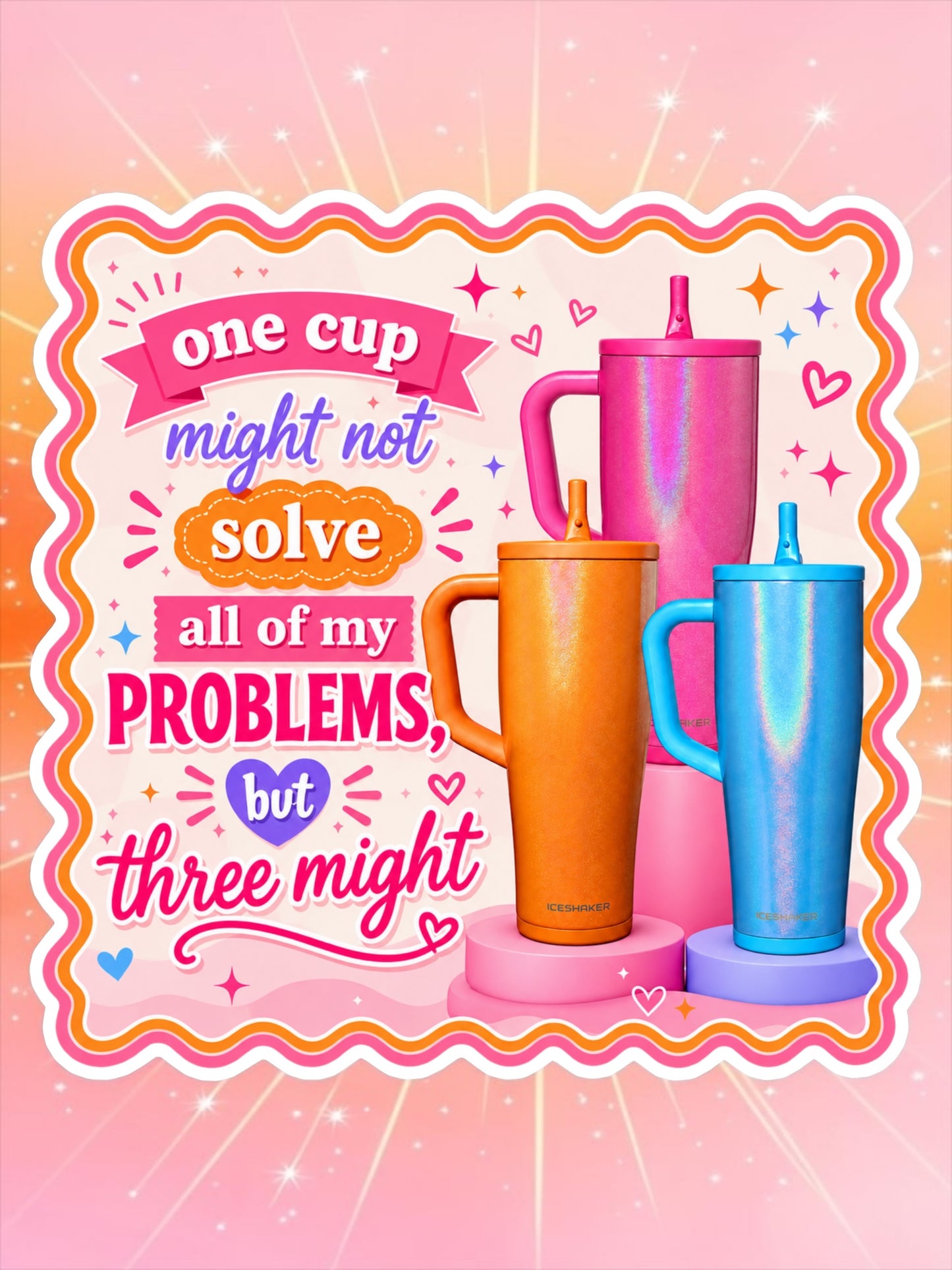 3 Cups Magnet