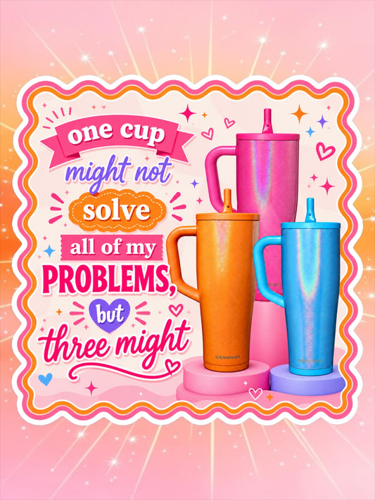 3 Cups Magnet