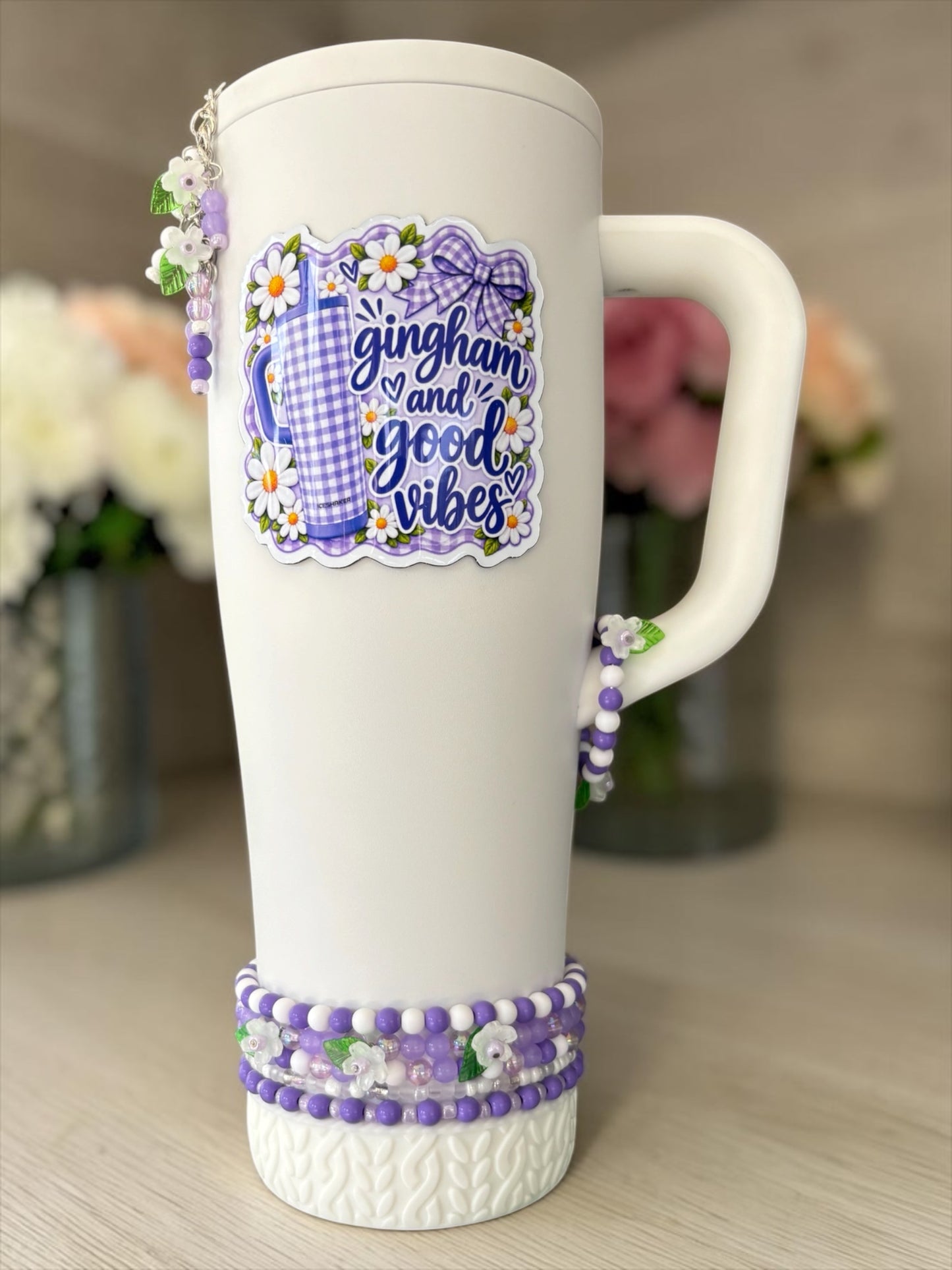 Purple Gingham Accessories