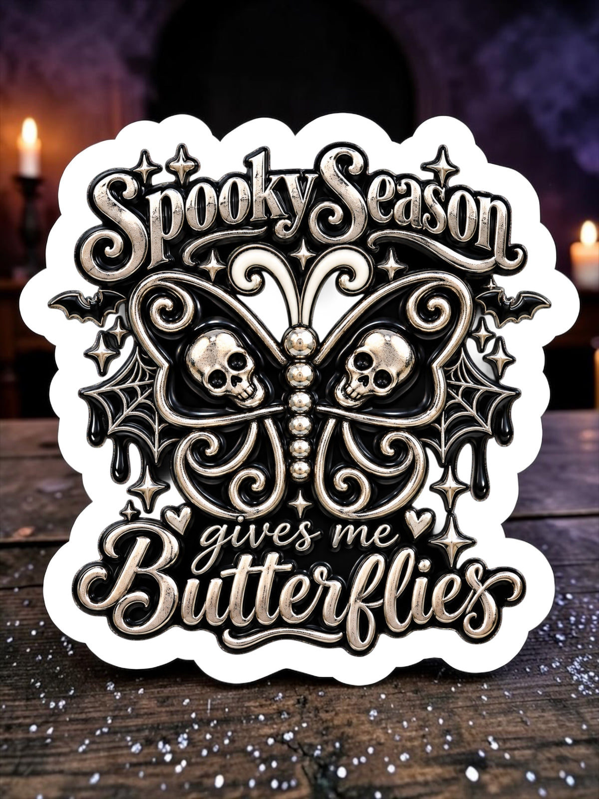 Spooky Butterflies Magnet
